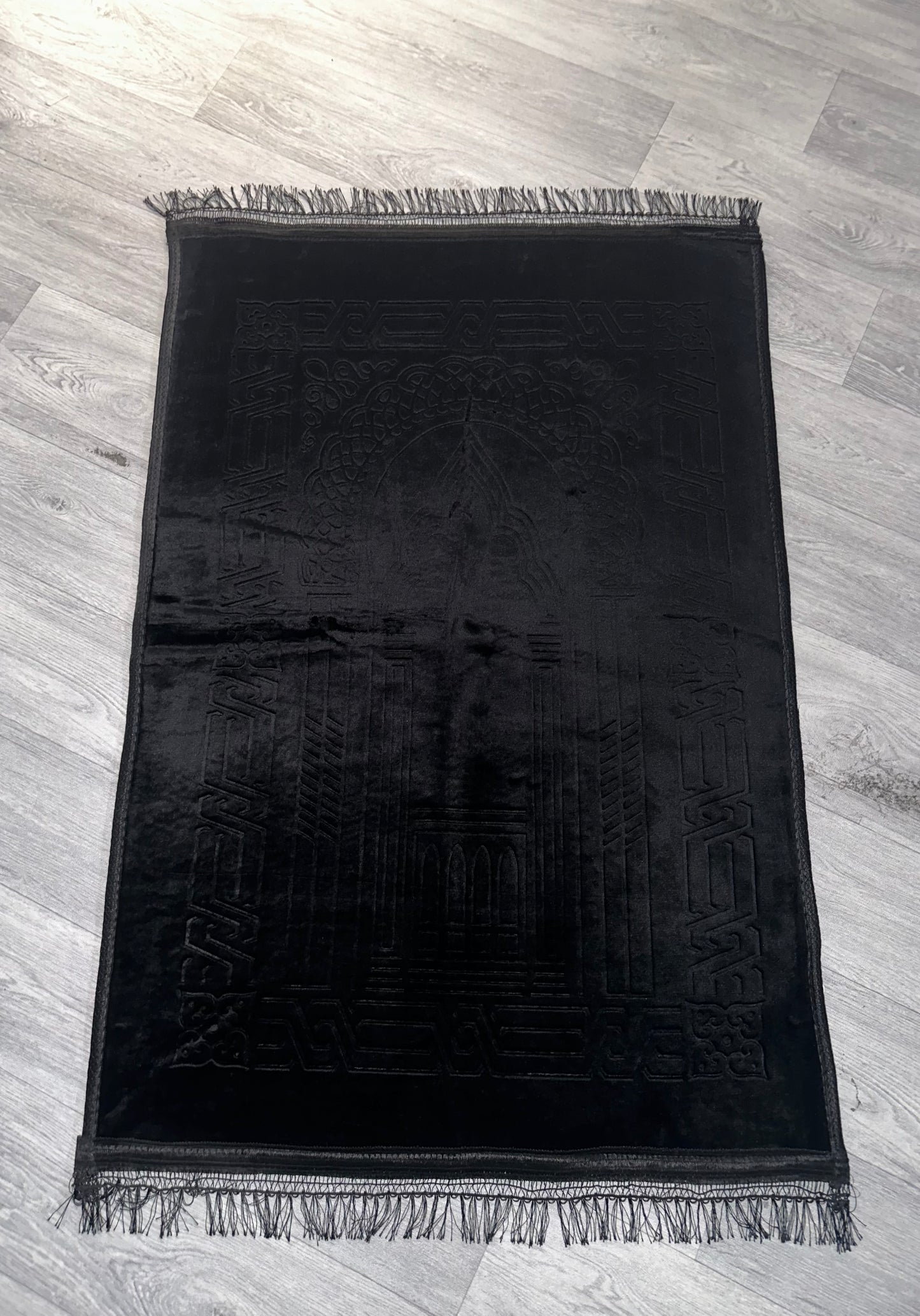 Black Velvet Prayer Mat